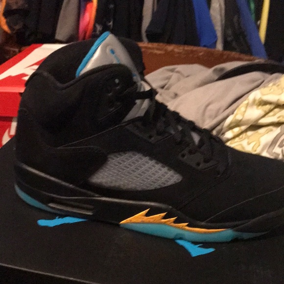 Jordan retro 5 auqa